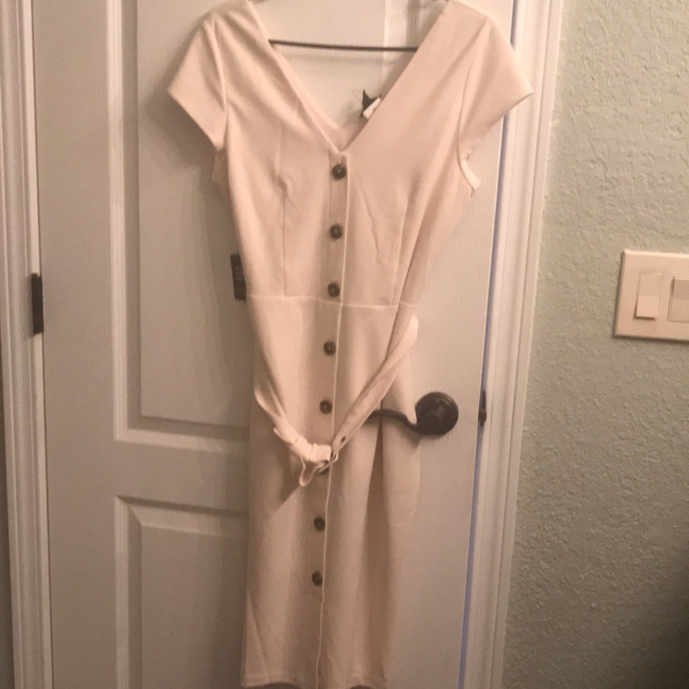 Cream colored dress